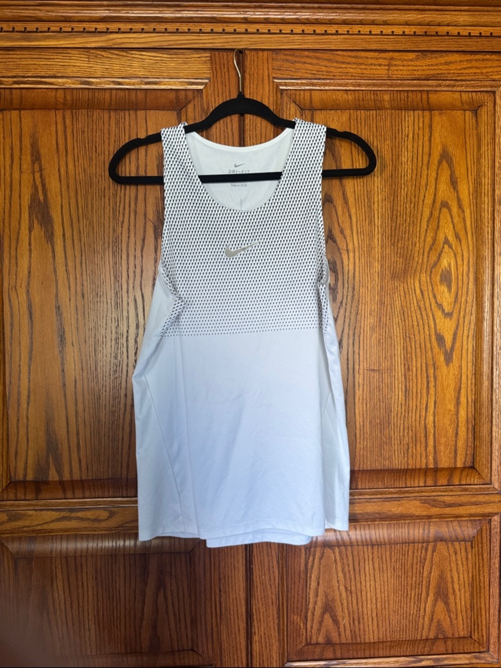 Nike White Dri-FIT Tank Top